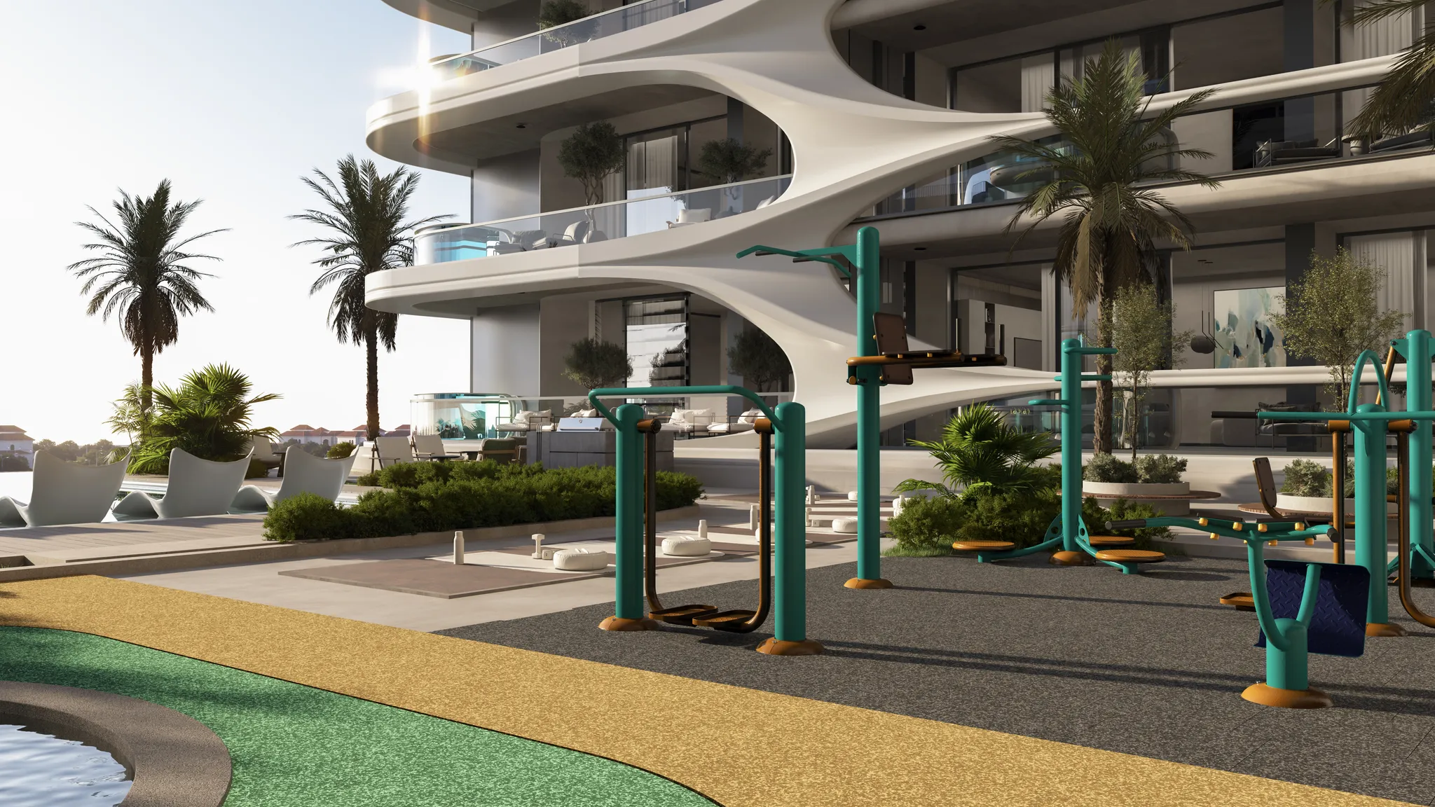 Exterior de SAMANA Boulevard Heights, proyecto de Samana en Dubailand: imagen 8 de 22