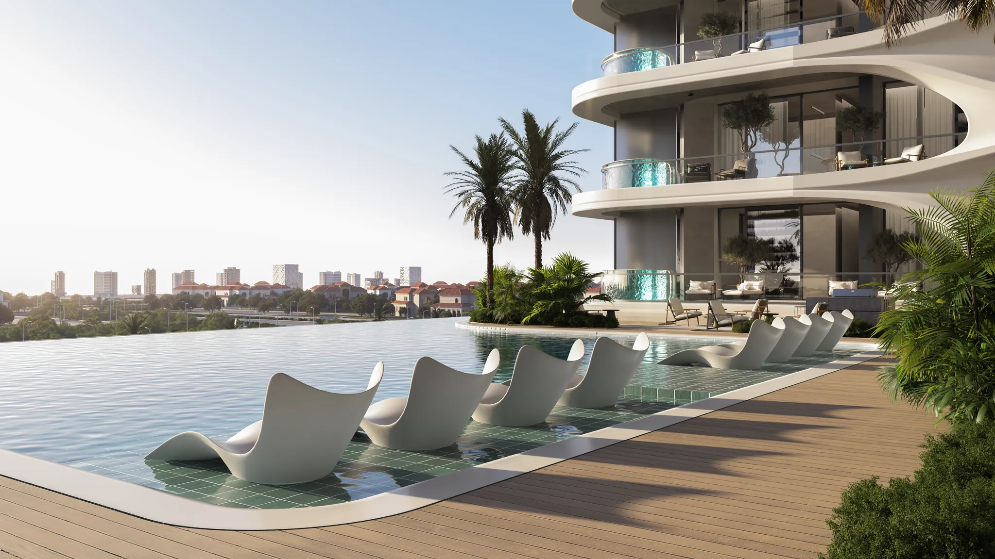 Exterior de SAMANA Boulevard Heights, proyecto de Samana en Dubailand: imagen 9 de 22