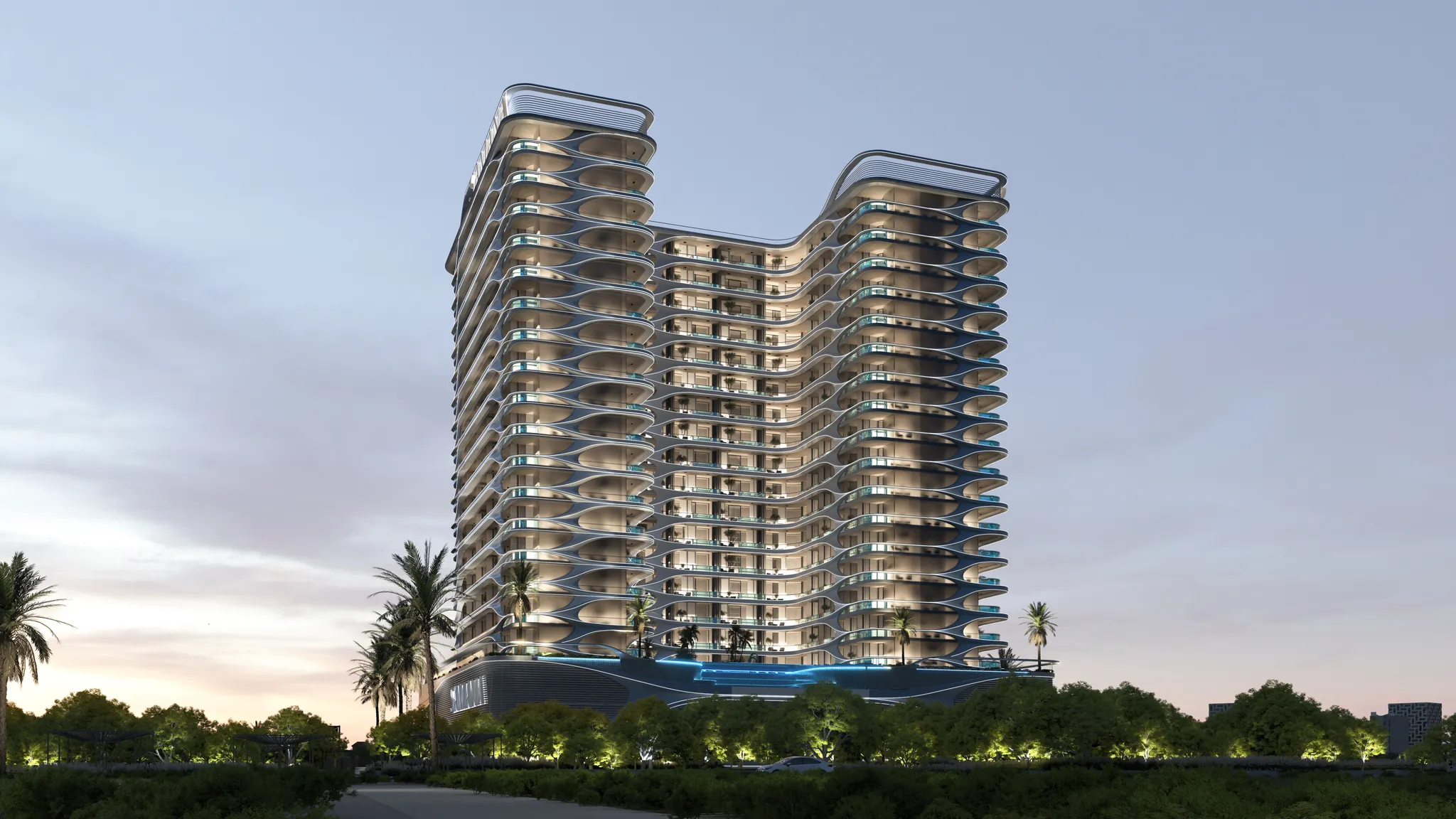 Exterior de SAMANA Boulevard Heights, proyecto de Samana en Dubailand: imagen 10 de 22