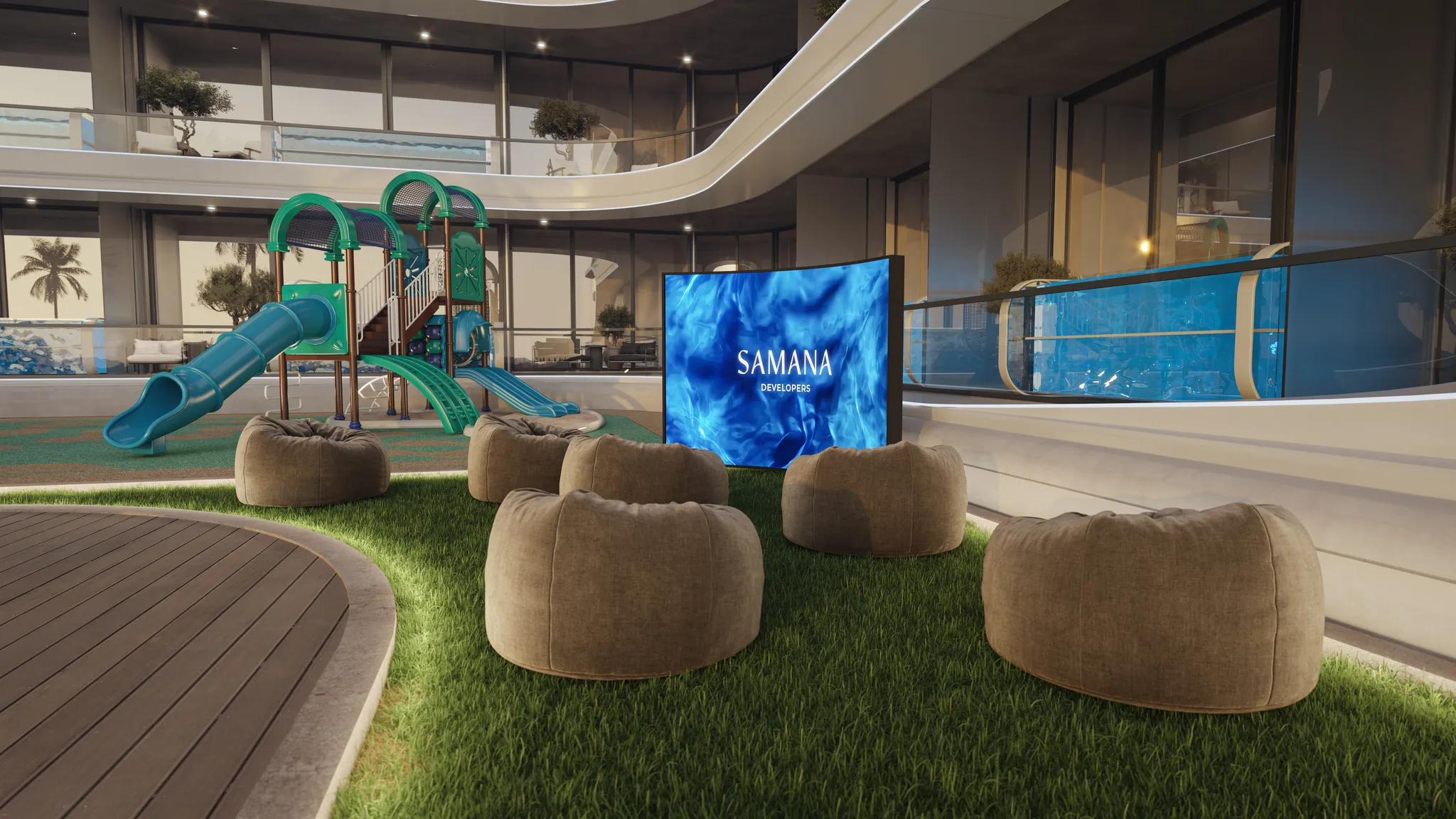 Exterior de SAMANA Boulevard Heights, proyecto de Samana en Dubailand: imagen 11 de 22