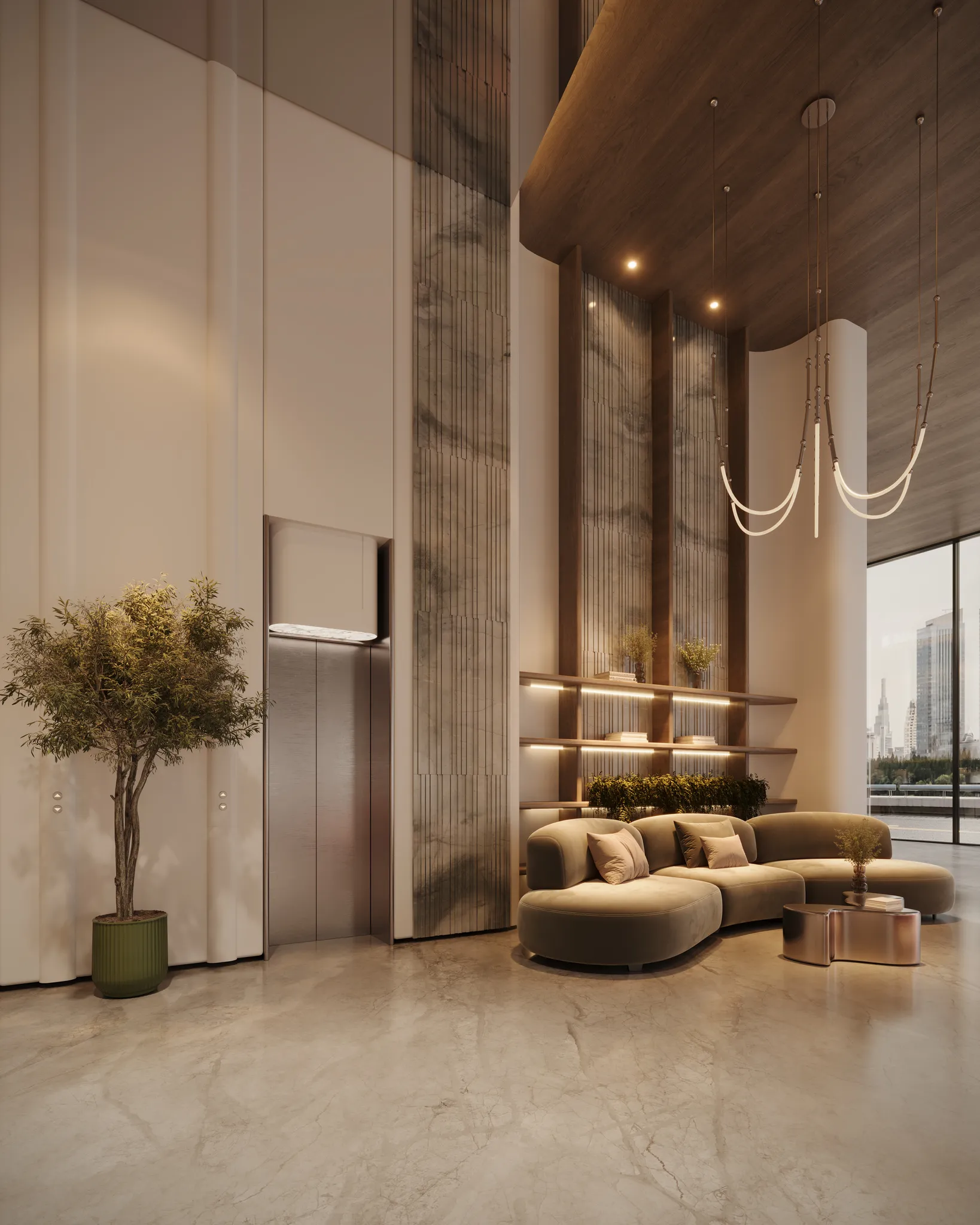 Exterior de SAMANA Boulevard Heights, proyecto de Samana en Dubailand: imagen 16 de 22