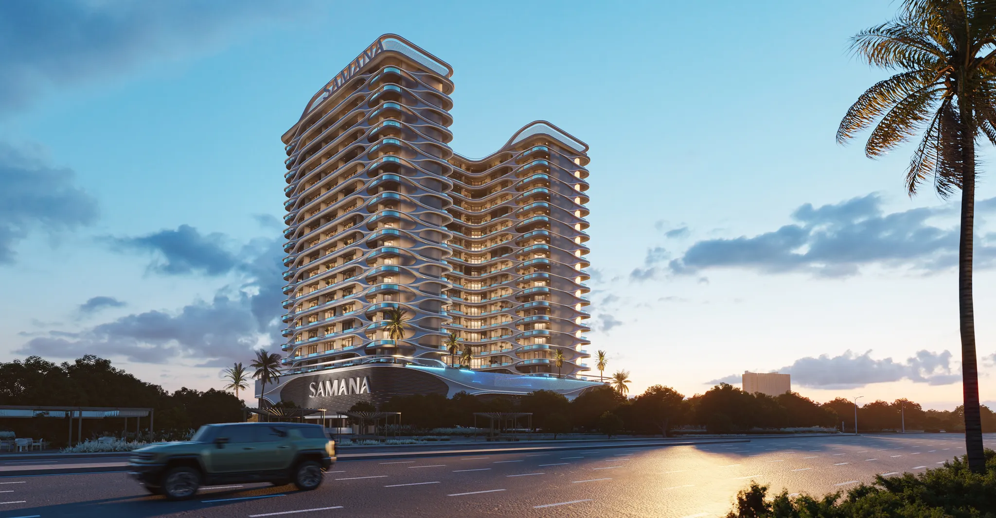 Exterior de SAMANA Boulevard Heights, proyecto de Samana en Dubailand: imagen 22 de 22