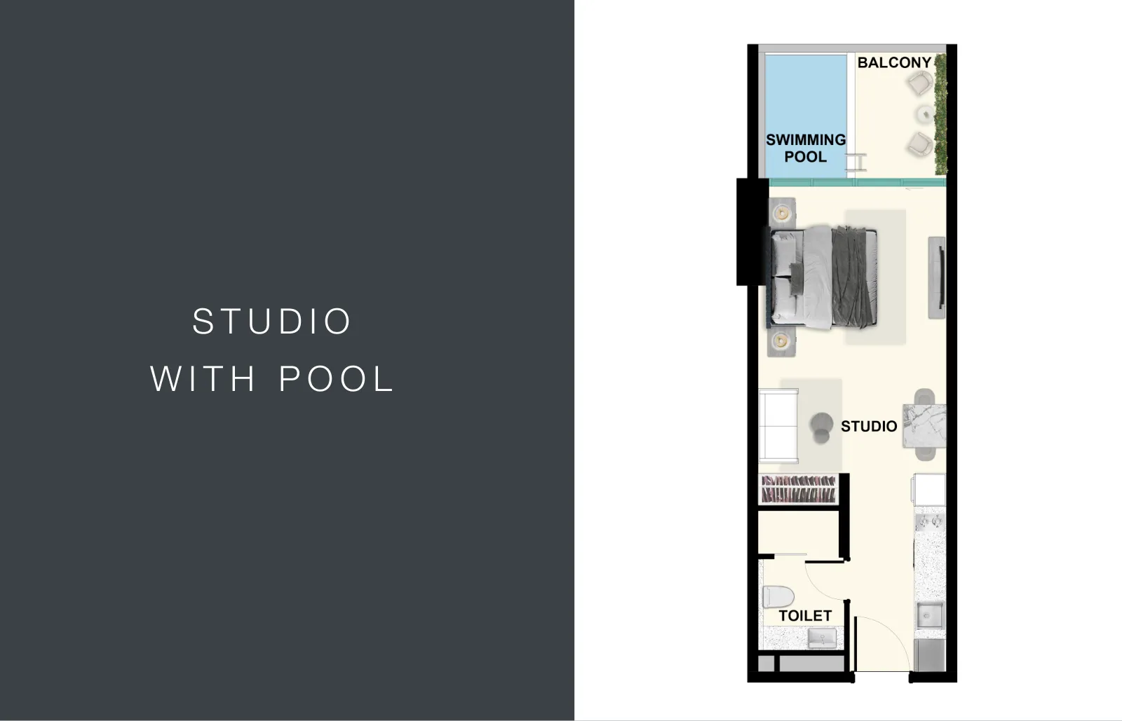 Plano: Estudio, SAMANA Ibiza