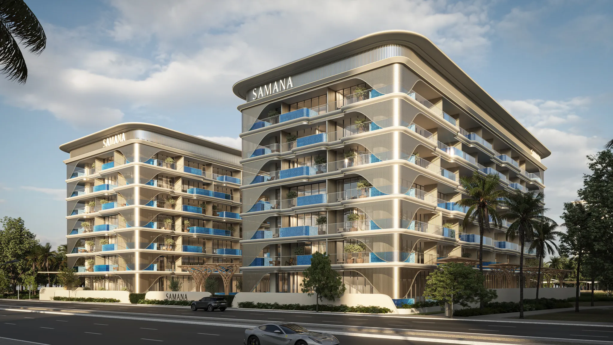 Exterior de SAMANA Imperial Garden, proyecto de Samana en Arjan: imagen 3 de 12
