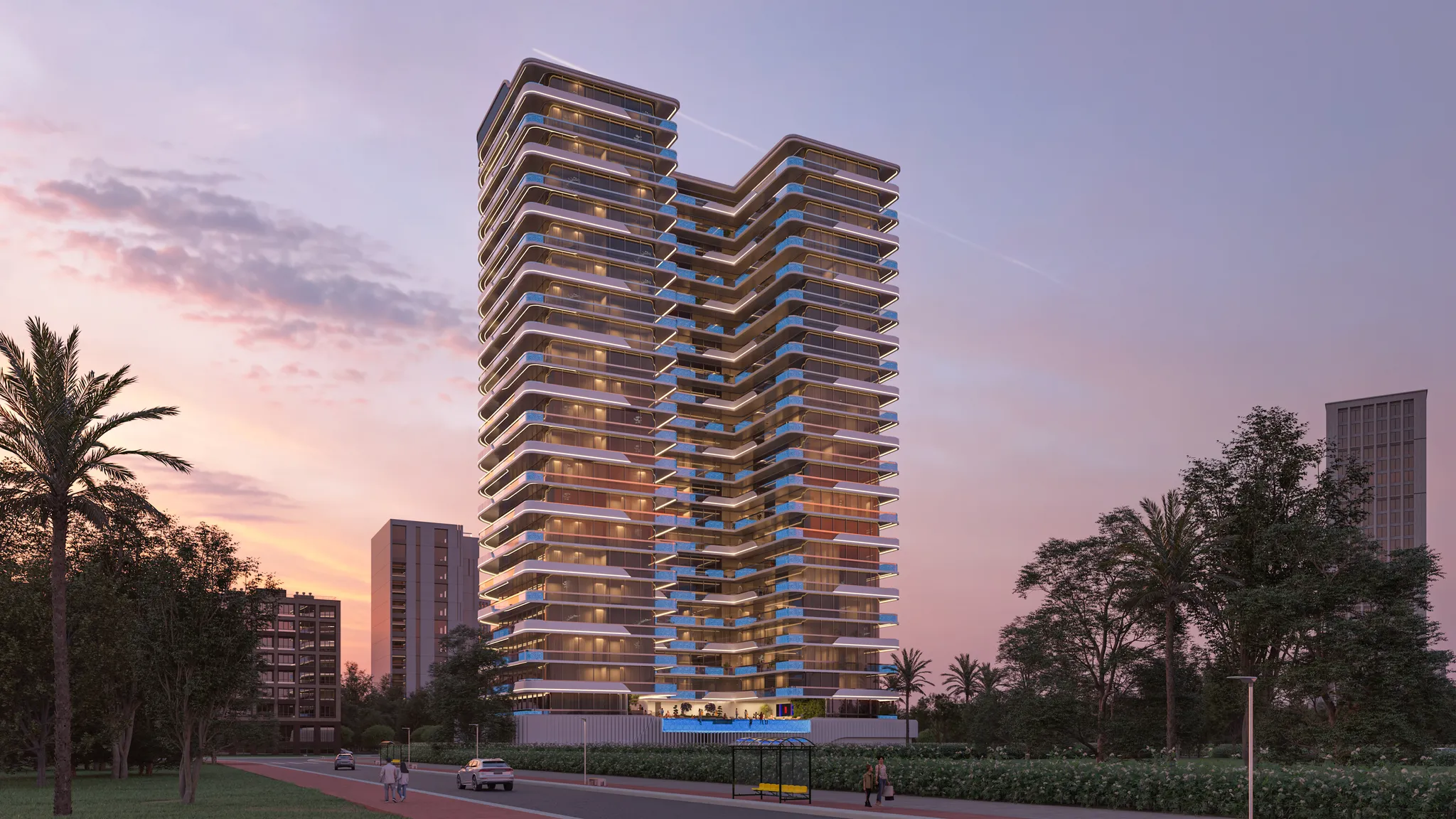 Exterior de SAMANA Parkville, proyecto de Samana en Dubailand: imagen 6 de 11