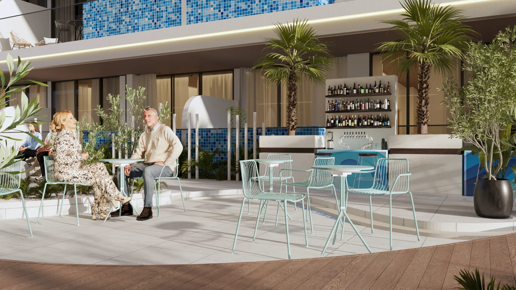 Exterior de Ocean Pearl by SD, proyecto de Samana en Dubai Islands: imagen 16 de 25