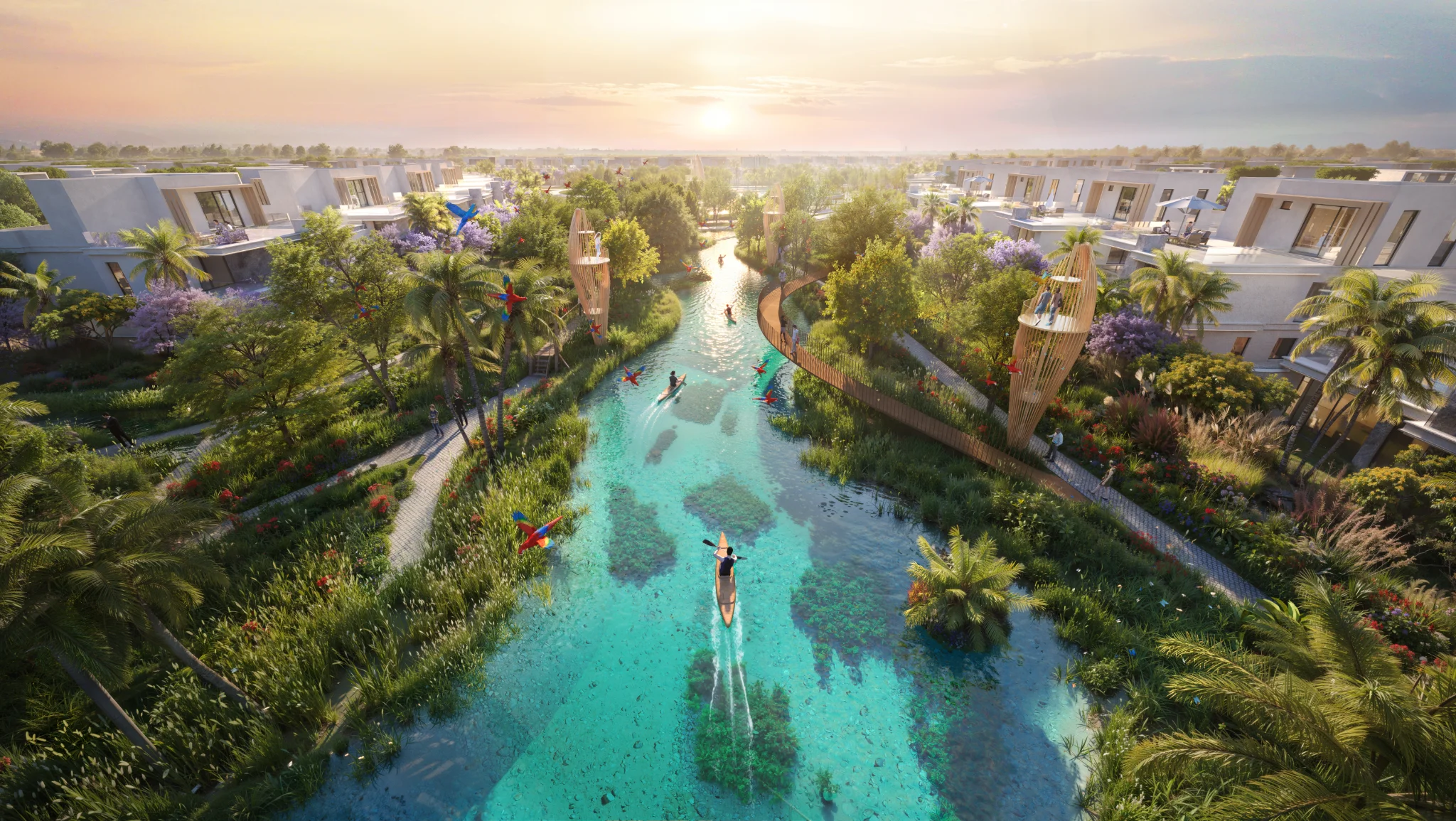 Exterior de DAMAC Islands 2, proyecto de DAMAC en Dubailand: imagen 2 de 20