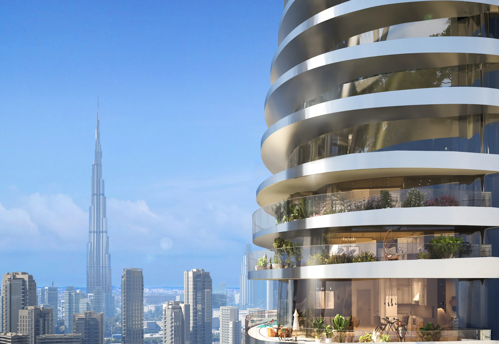 Exterior de ALTITUDE DE GRISOGONO, proyecto de DAMAC en Business Bay: imagen 4 de 19