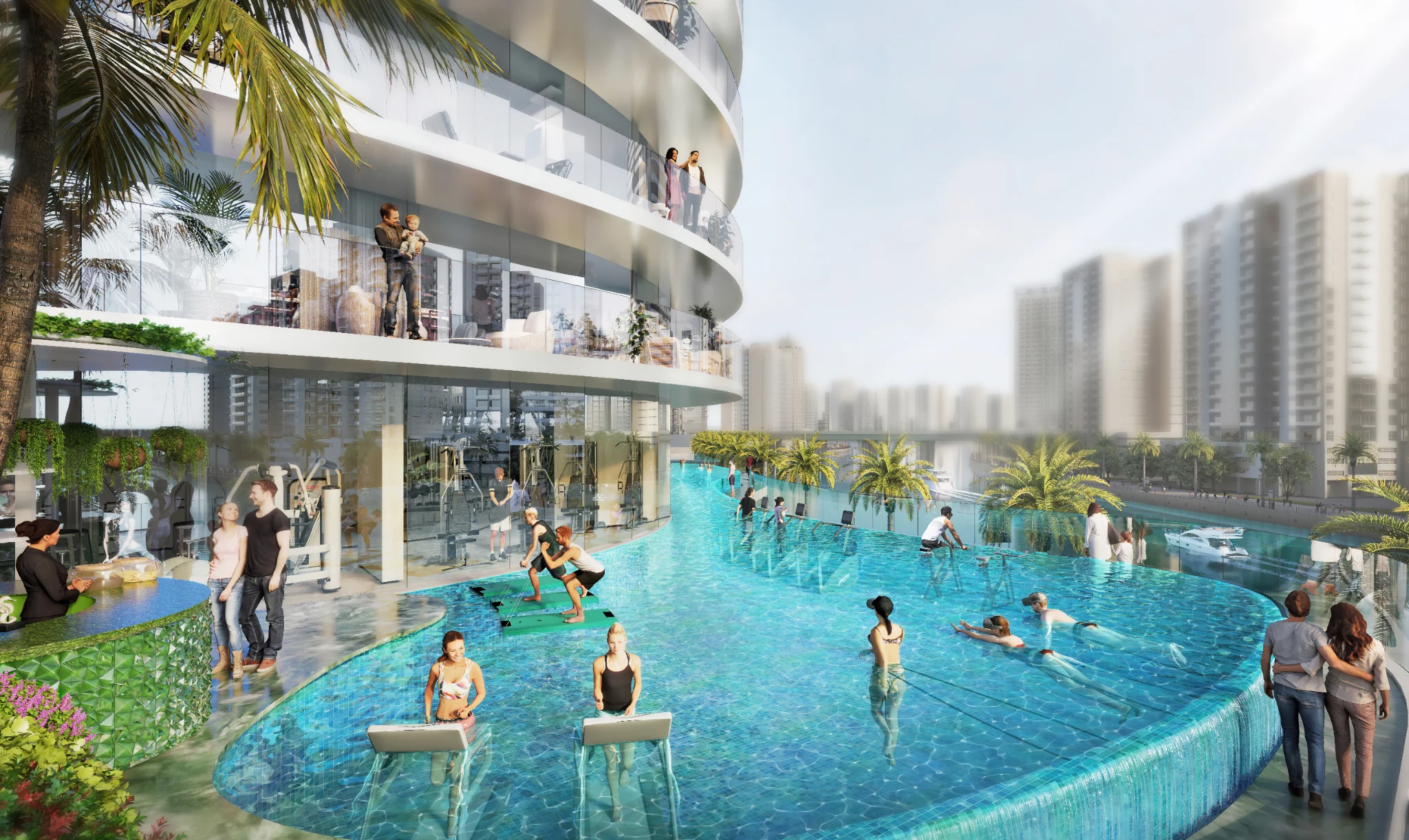 Exterior de ALTITUDE DE GRISOGONO, proyecto de DAMAC en Business Bay: imagen 5 de 19