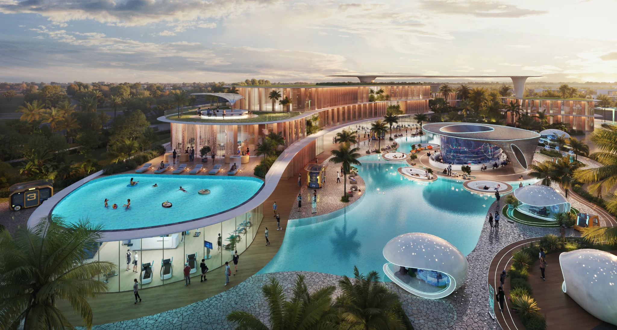 Exterior de DAMAC Islands 2, proyecto de DAMAC en Dubailand: imagen 19 de 20