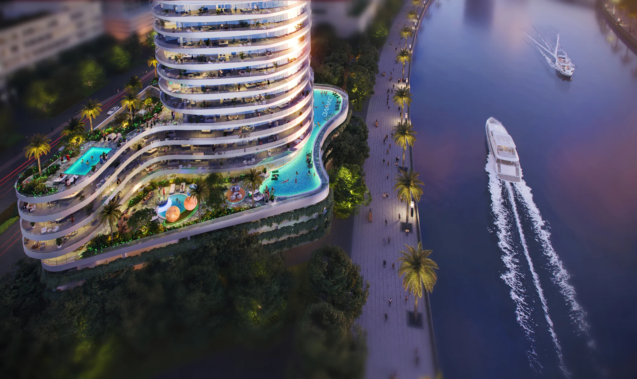 Exterior de ALTITUDE DE GRISOGONO, proyecto de DAMAC en Business Bay: imagen 6 de 19