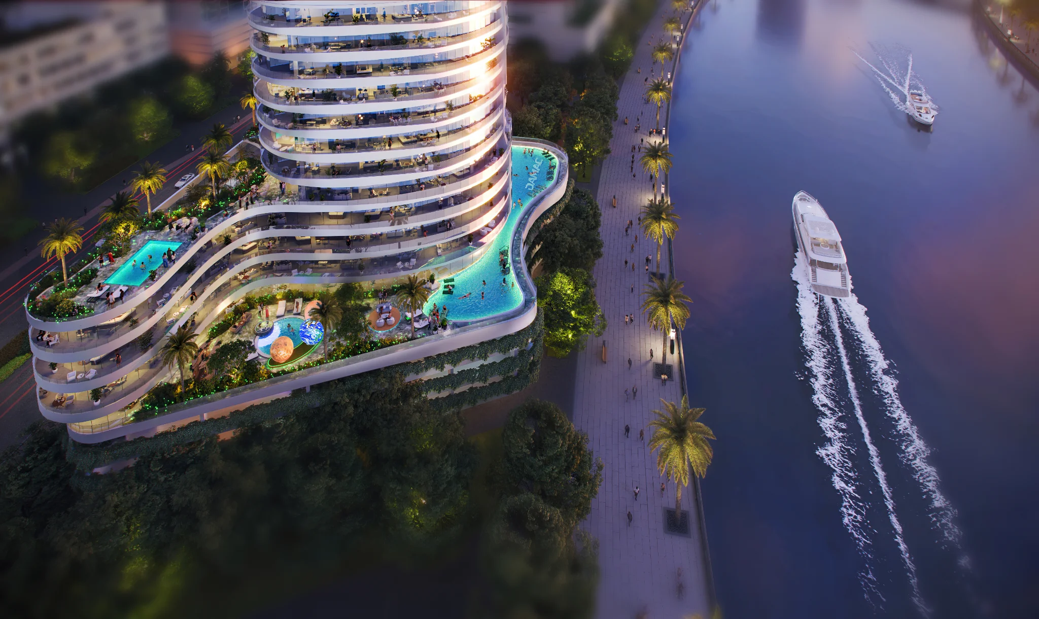 Exterior de ALTITUDE DE GRISOGONO, proyecto de DAMAC en Business Bay: imagen 7 de 19