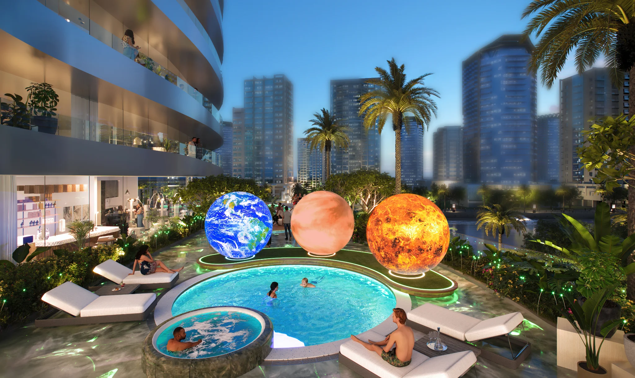 Exterior de ALTITUDE DE GRISOGONO, proyecto de DAMAC en Business Bay: imagen 8 de 19