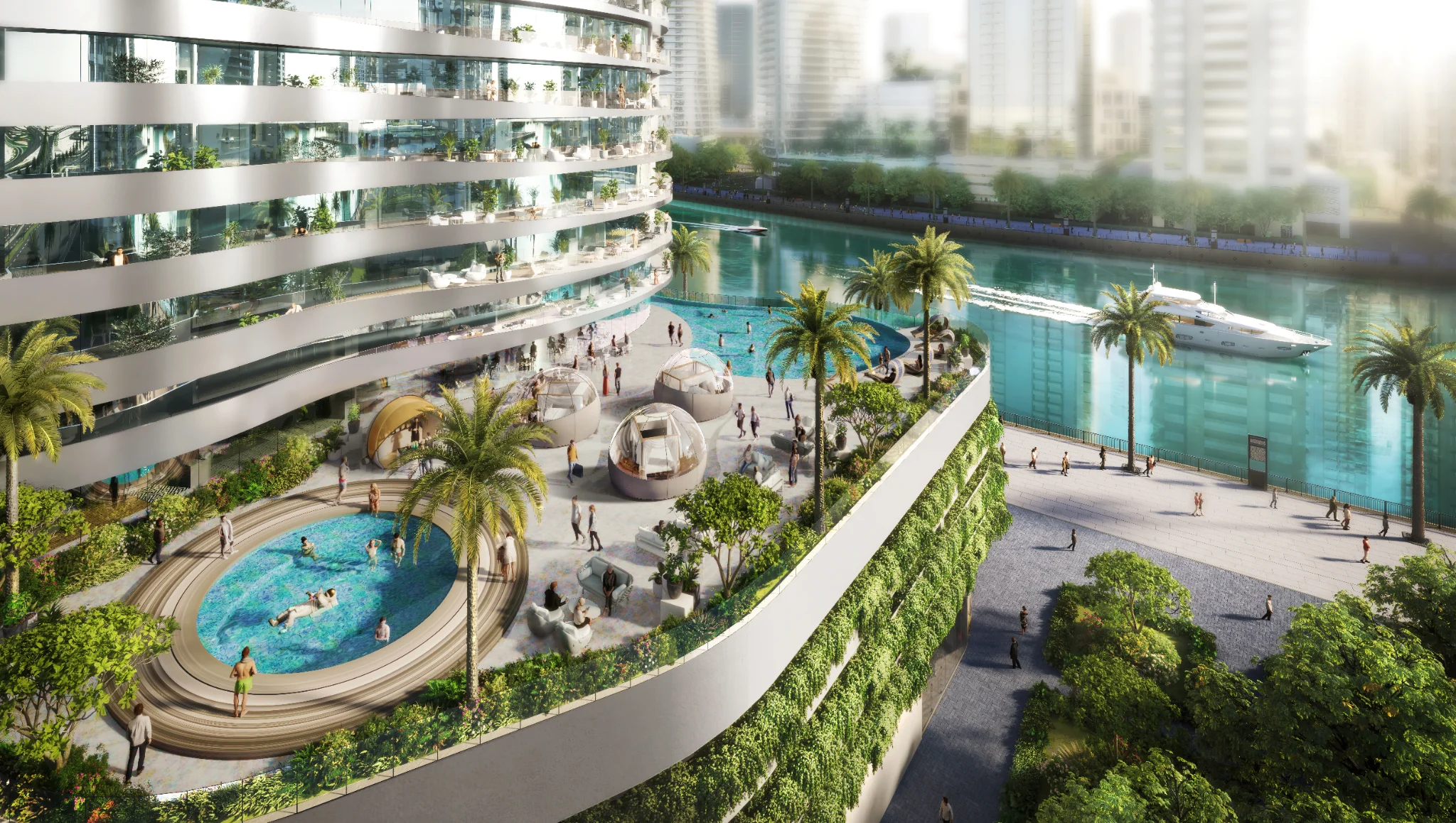 Exterior de ALTITUDE DE GRISOGONO, proyecto de DAMAC en Business Bay: imagen 10 de 19
