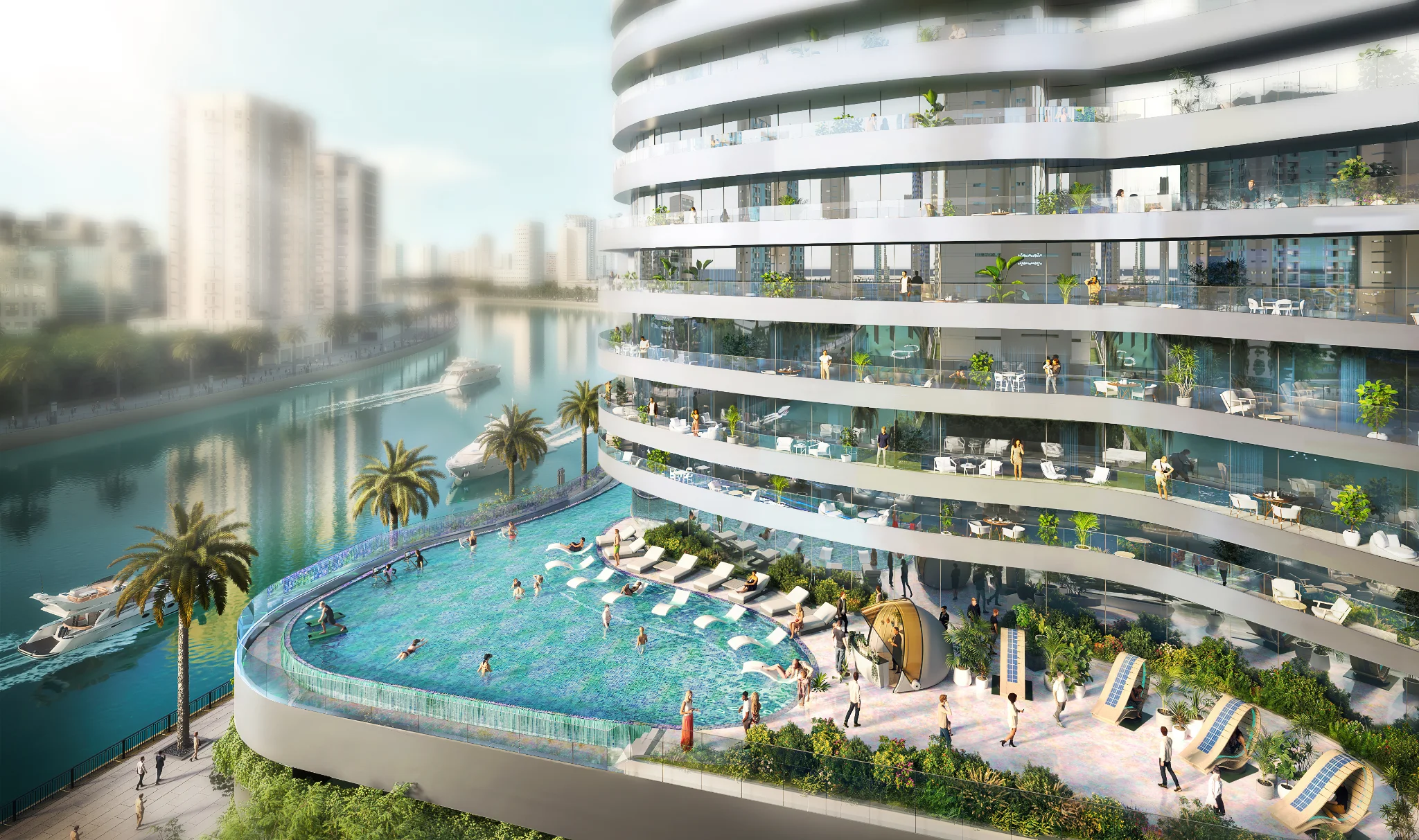 Exterior de ALTITUDE DE GRISOGONO, proyecto de DAMAC en Business Bay: imagen 11 de 19