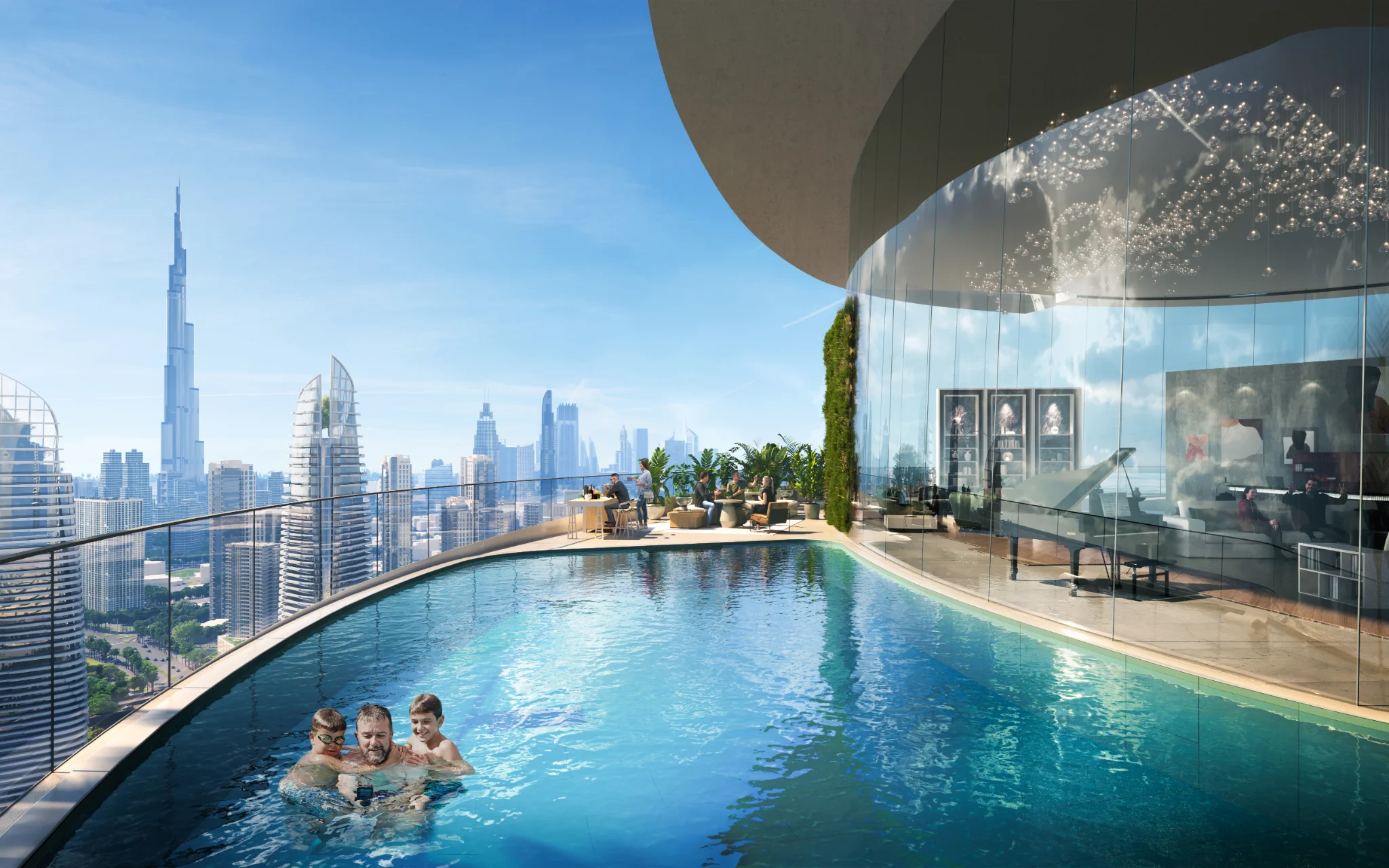 Exterior de ALTITUDE DE GRISOGONO, proyecto de DAMAC en Business Bay: imagen 18 de 19